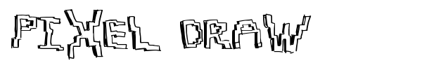 Pixel Draw font
