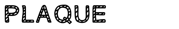 PLAQUE font preview