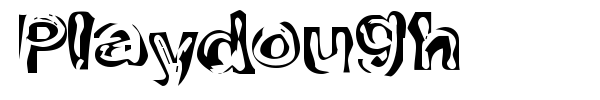 Playdough font