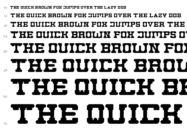 Plumbing font waterfall