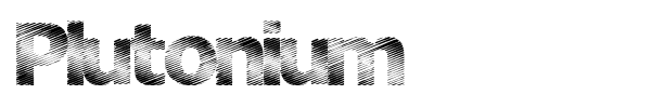 Plutonium font preview