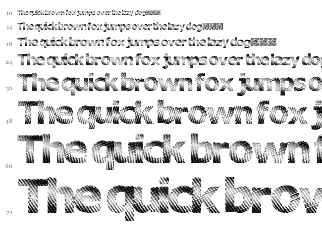 Plutonium font waterfall