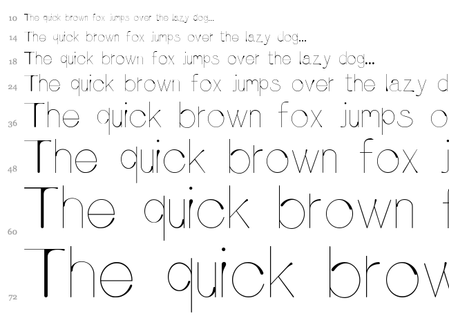Pluvia font waterfall