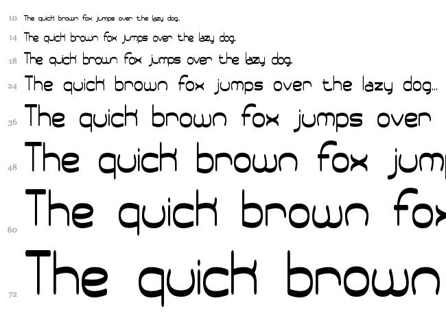 Pneumatics BRK font waterfall