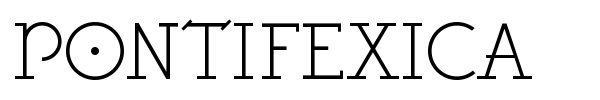 Pontifexica font