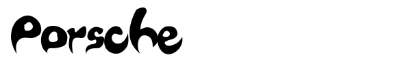 Porsche font