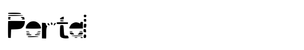 Portal font