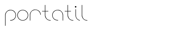 Portatil font