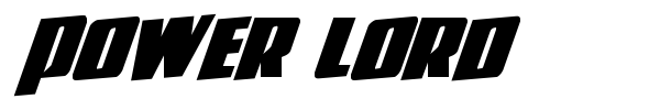 Power Lord font