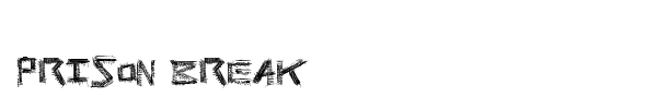 Prison Break font preview