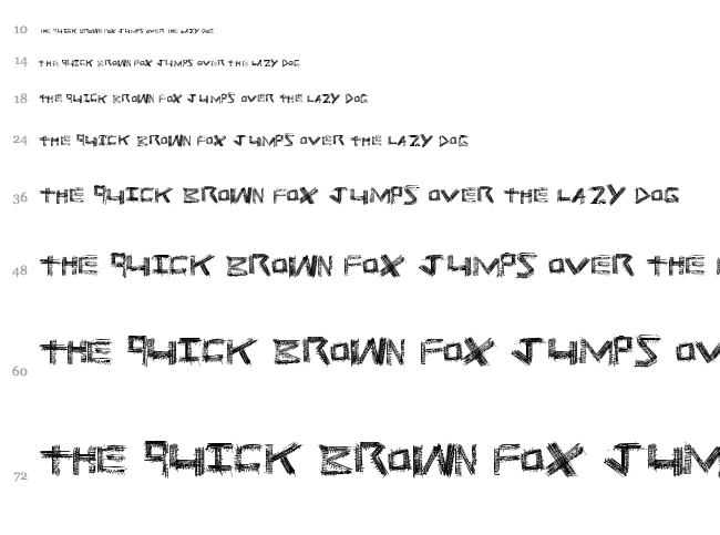 Prison Break font waterfall