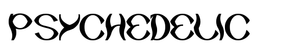 Psychedelic font