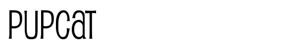Pupcat font