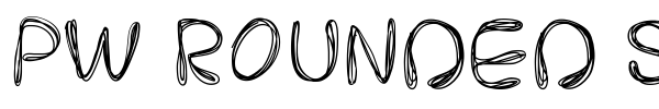 PW Rounded Scratch font