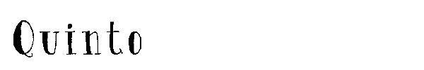 Quinto font