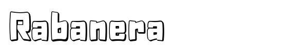 Rabanera font