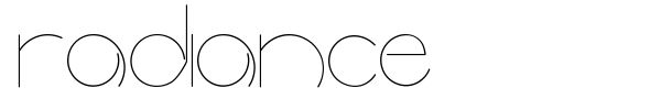 Radiance font preview