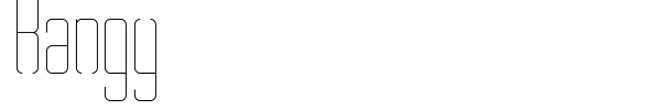 Rangy font