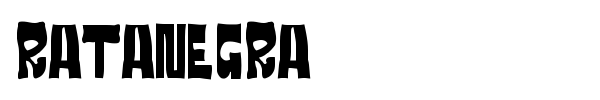 Ratanegra font