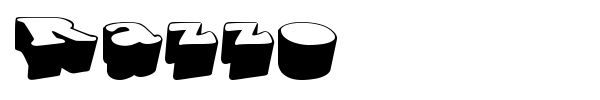 Razzo font