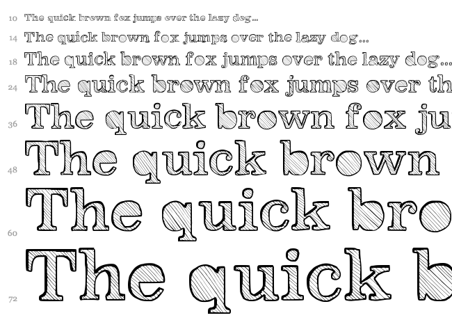 Reckoning font waterfall