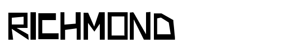 Richmond font
