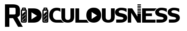 Ridiculousness font preview