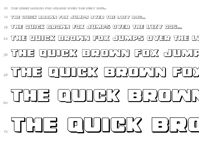 Right Hand Luke font waterfall