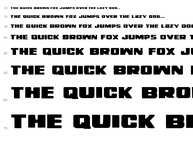 Right Hand Luke font waterfall