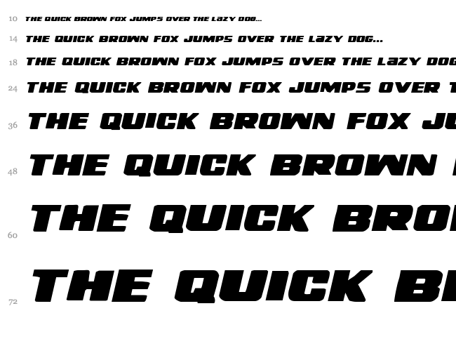 Right Hand Luke font waterfall