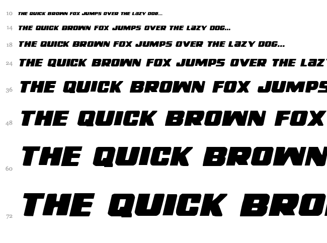 Right Hand Luke font waterfall