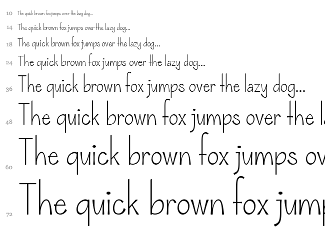 Rolande font waterfall