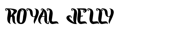 Royal Jelly font
