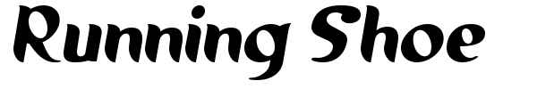 Running Shoe font