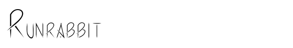 Runrabbit font
