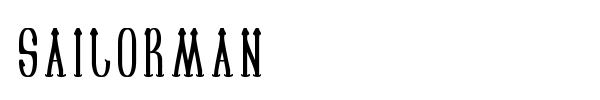 Sailorman font
