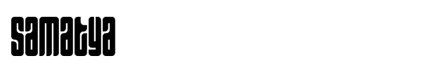Samatya font