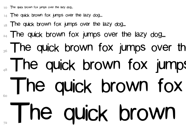 San Diego Font font waterfall