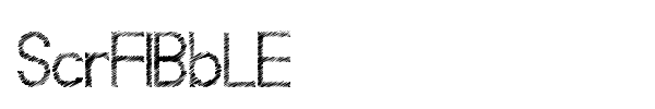 ScrFIBbLE font