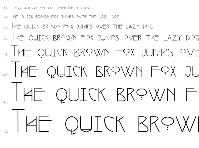 Seminole font waterfall