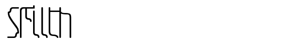 Sfilth font