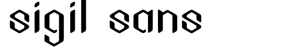 Sigil Sans font