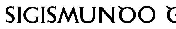 Sigismundo Di Fanti font