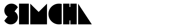 Simcha font