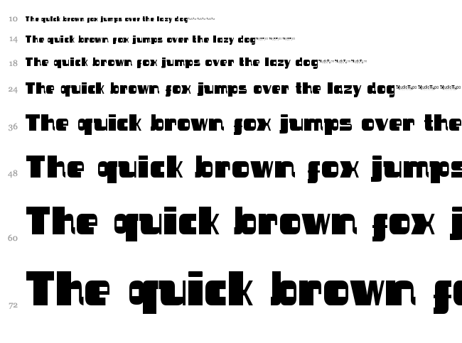Sinema font waterfall