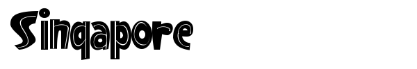 Singapore font