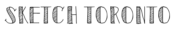 Sketch Toronto font
