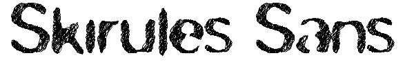 Skirules Sans 2 font