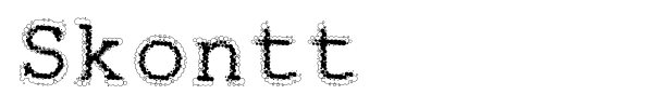 Skontt font