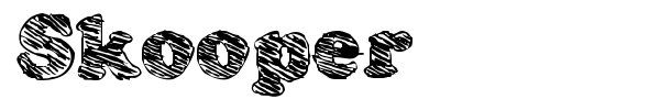 Skooper font